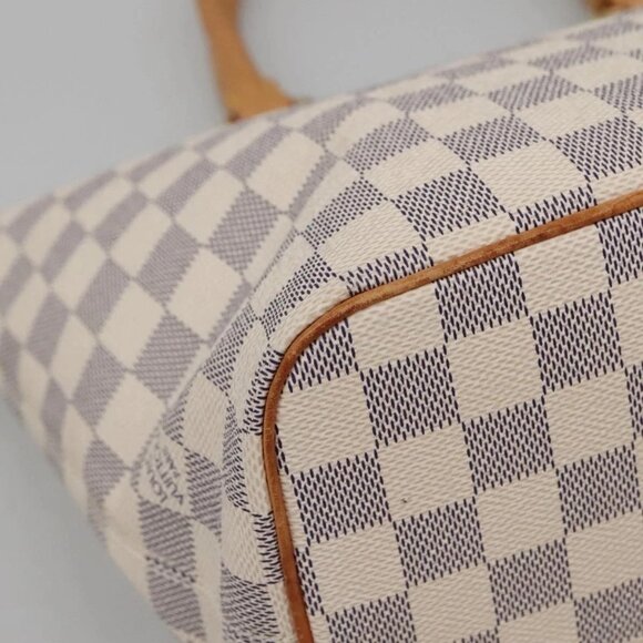 LOUIS VUITTON Damier Azur Saleya PM Tote Bag N51186 LV Auth 136882 - Picture 4 of 16
